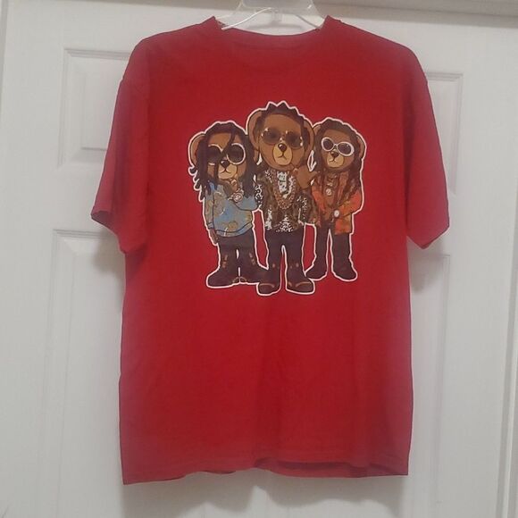 - ViBES men Red tee - Picture 1 of 6